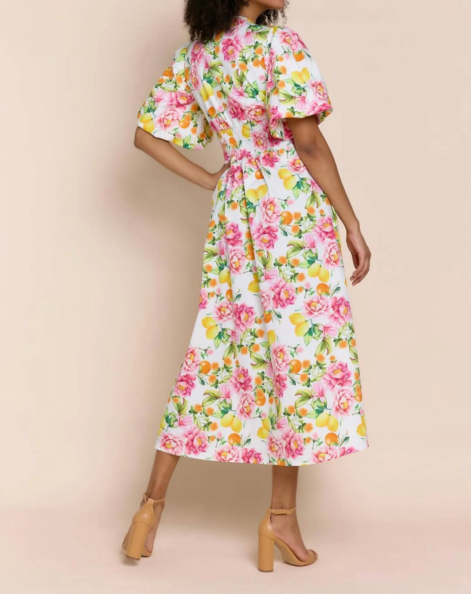 Aster Dress In Lemoncello