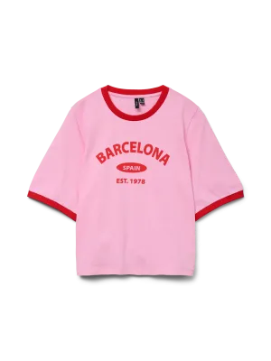 Barcelona Graphic Ringer Tee
