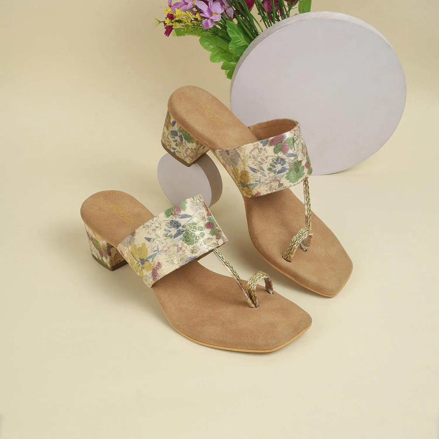 Blooming Beauty: Heeled Sandals