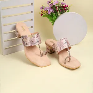 Blooming Beauty: Heeled Sandals
