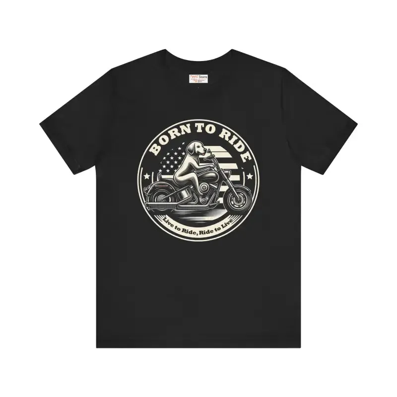 Born to Ride Unisex Jersey Tee with Airlume Cotton