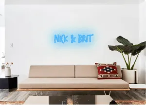 Custom order: Nick & Brit