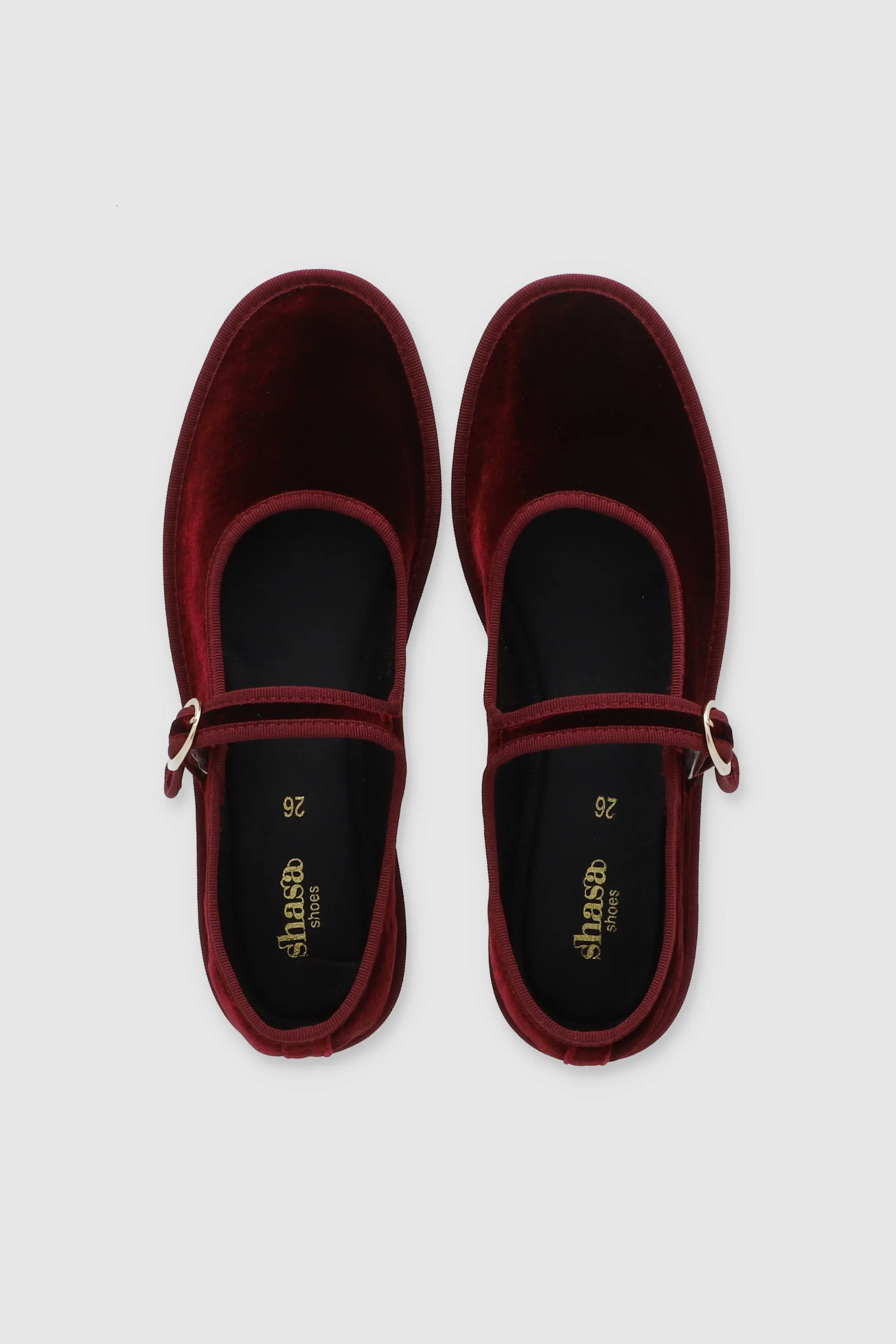 Flats Terciopelo Mary Jane