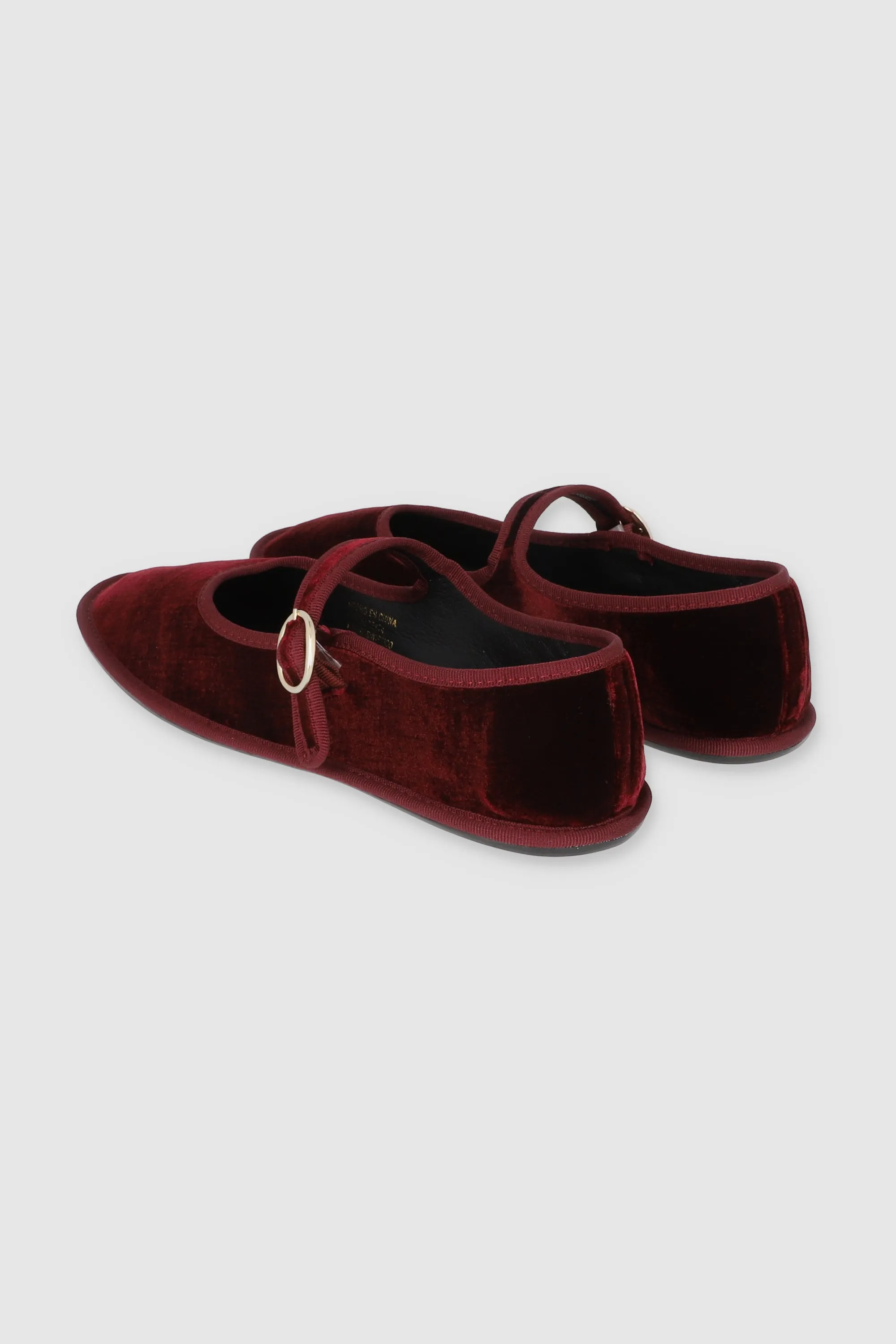 Flats Terciopelo Mary Jane