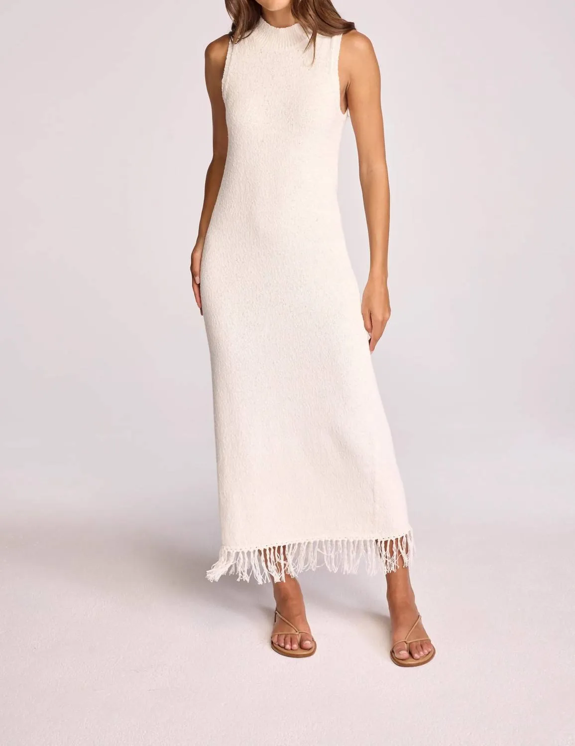 India Midi Dress In Cream