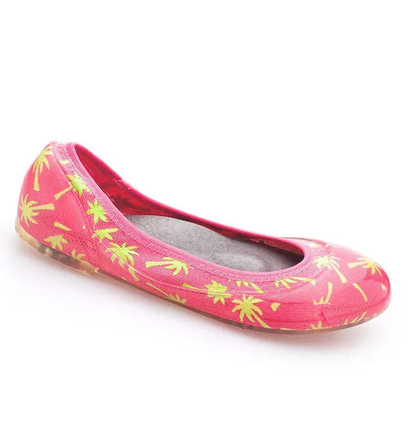 ja-vie palm tree jelly flats shoes