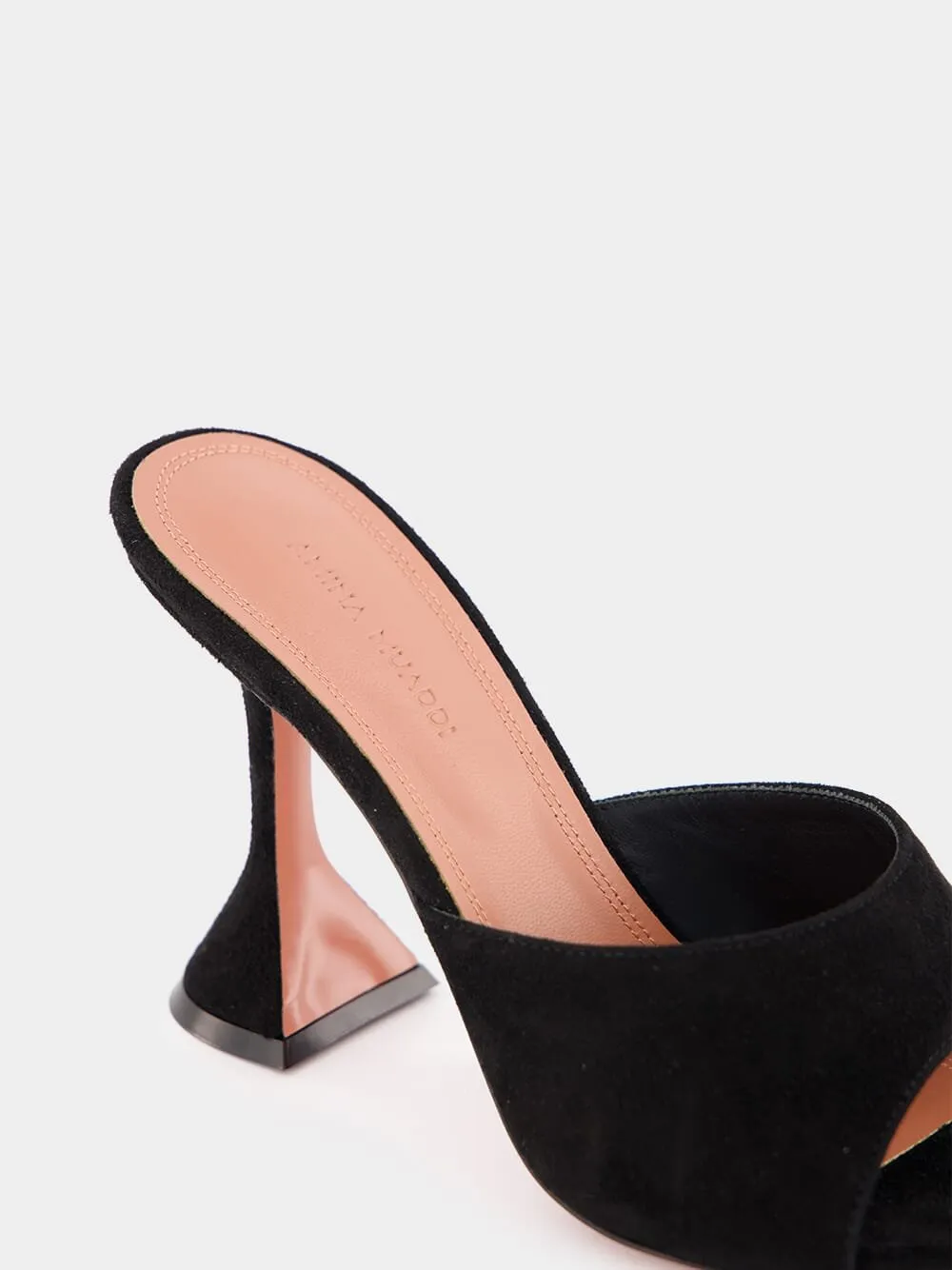 Lupita Suede Mules 95mm