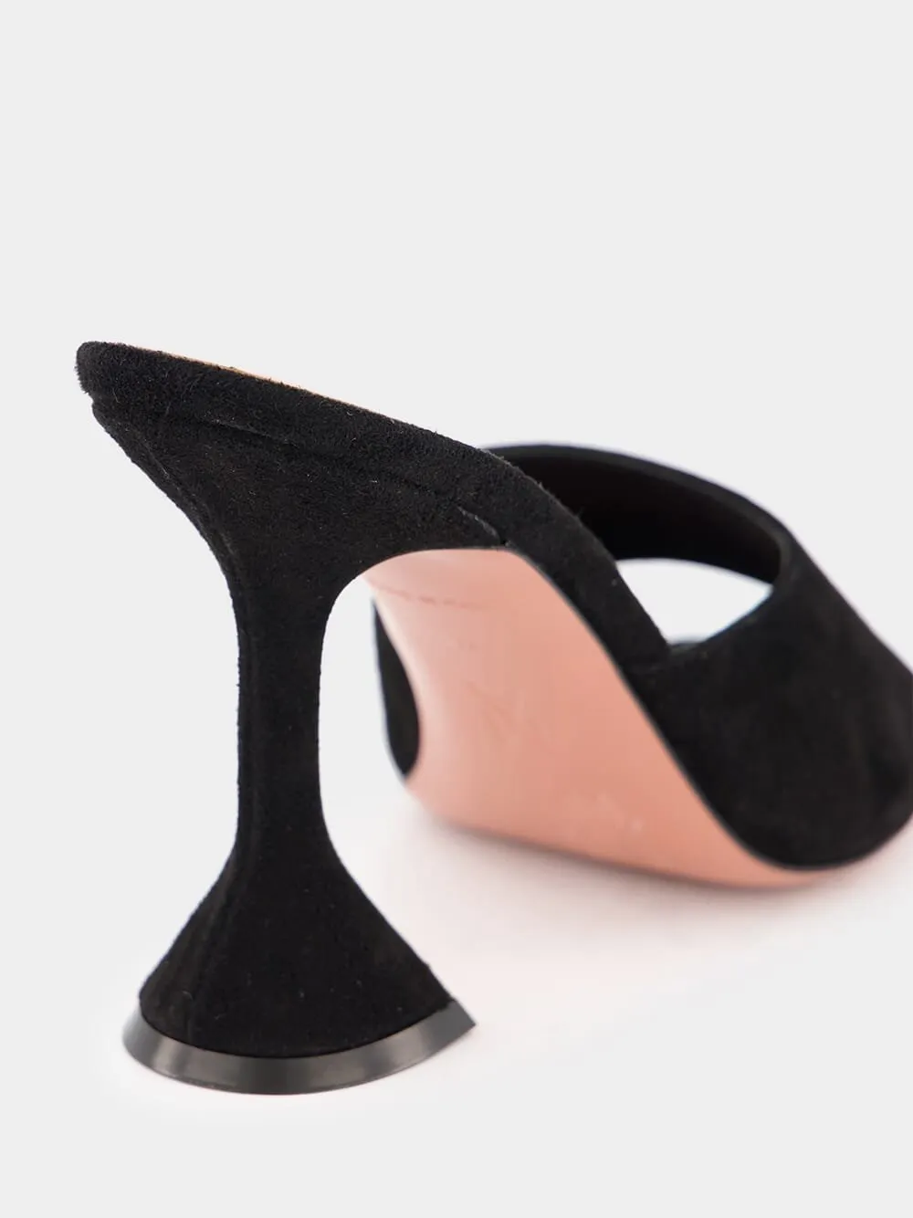 Lupita Suede Mules 95mm