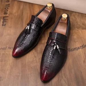 Men Faux Leather Casual Loafers Driving Flats Shoes