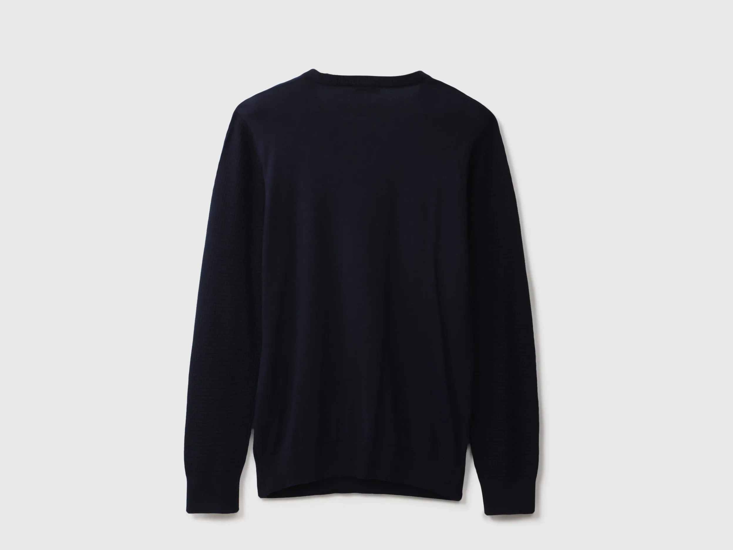 Mens Long Sleeve Solid Sweater