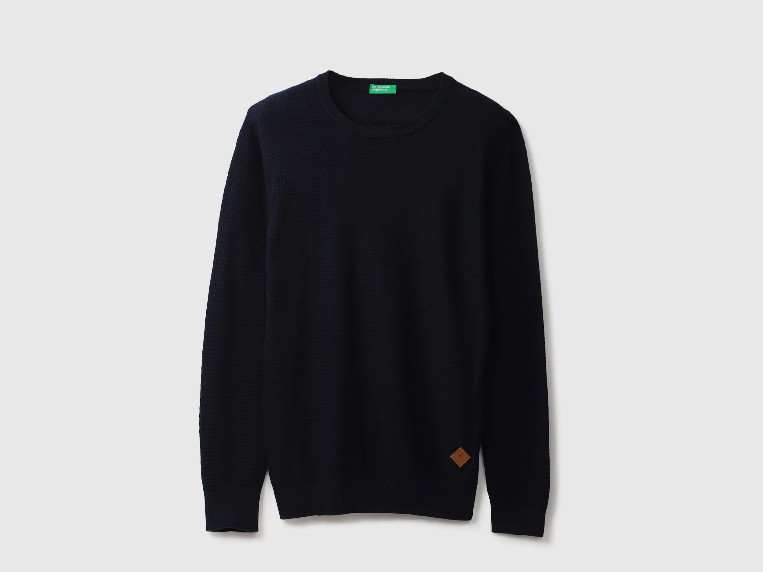 Mens Long Sleeve Solid Sweater