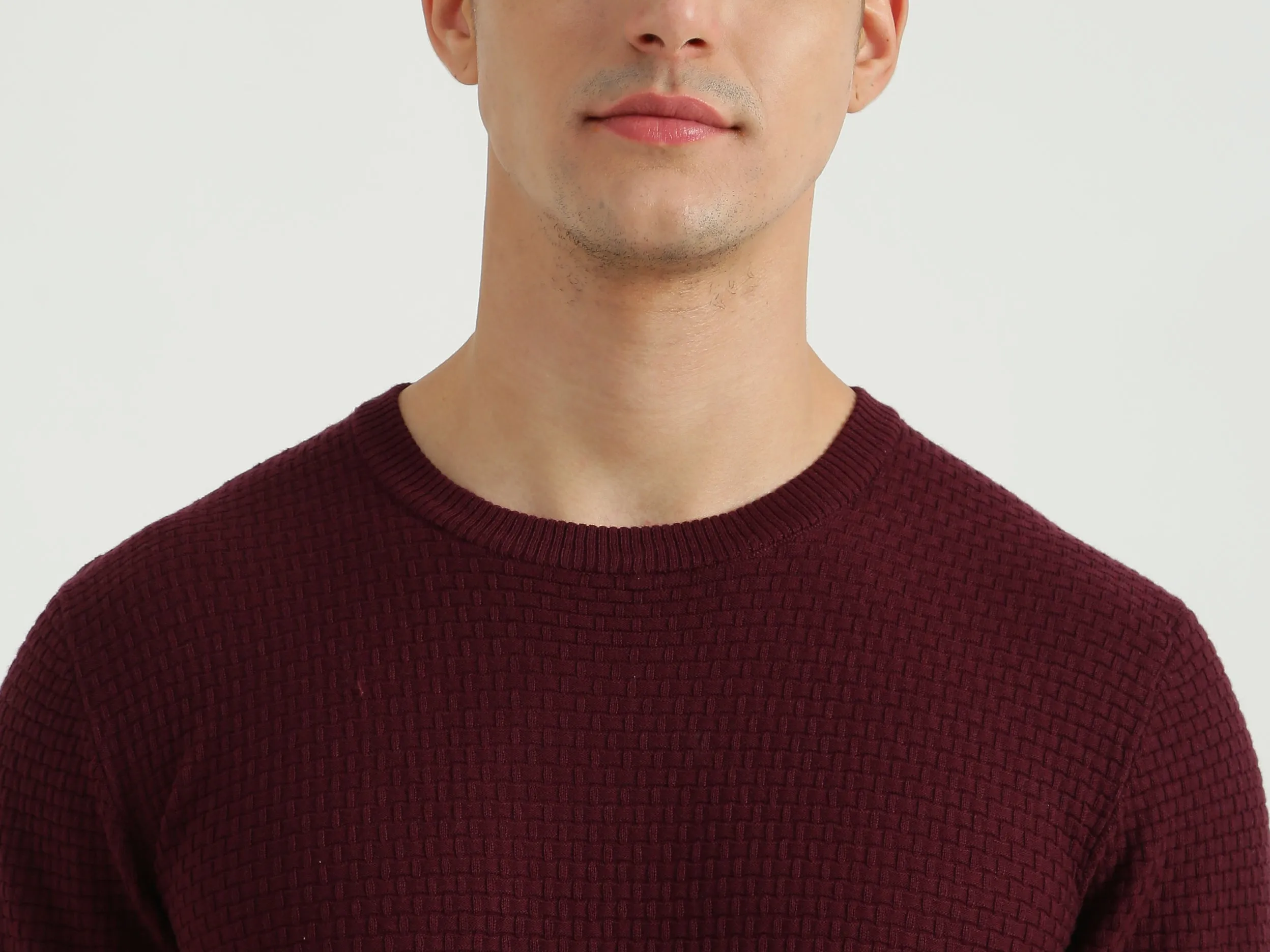 Mens Long Sleeve Solid Sweatshirt