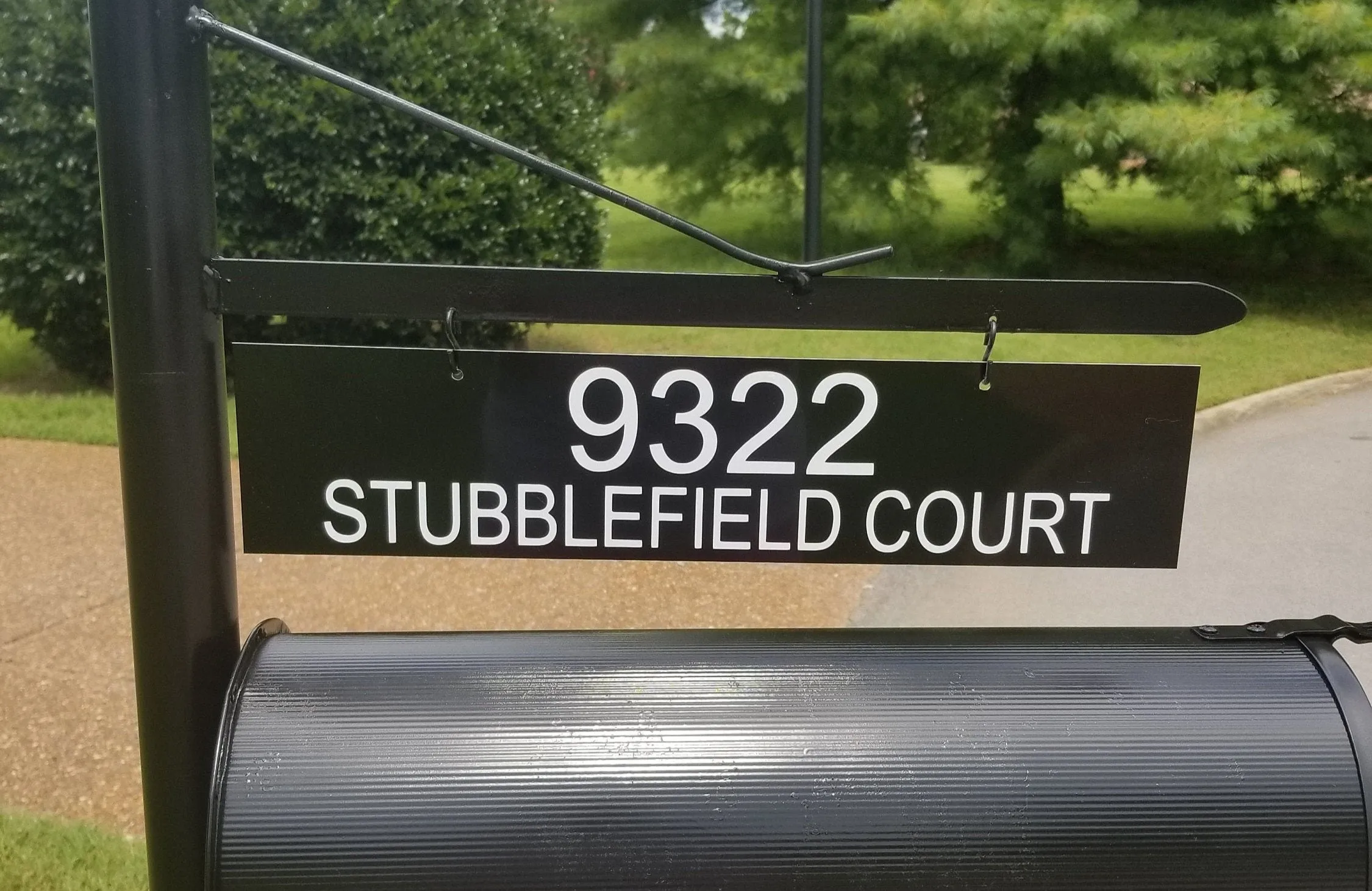 Metal Address Plate/Number Plate for Mailbox