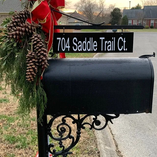 Metal Address Plate/Number Plate for Mailbox
