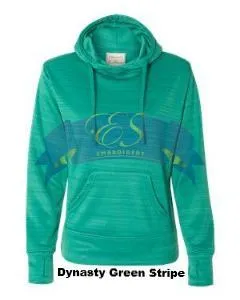 Odyssey Striped Poly Fleece Lapover Hood