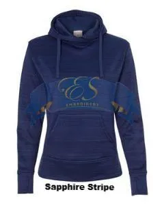 Odyssey Striped Poly Fleece Lapover Hood
