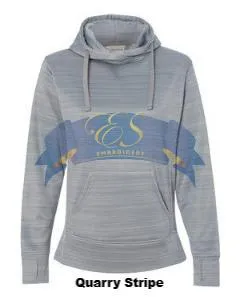 Odyssey Striped Poly Fleece Lapover Hood