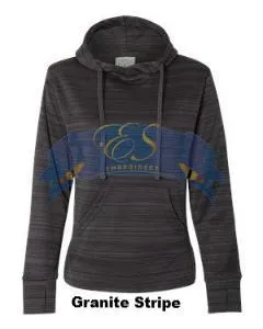 Odyssey Striped Poly Fleece Lapover Hood