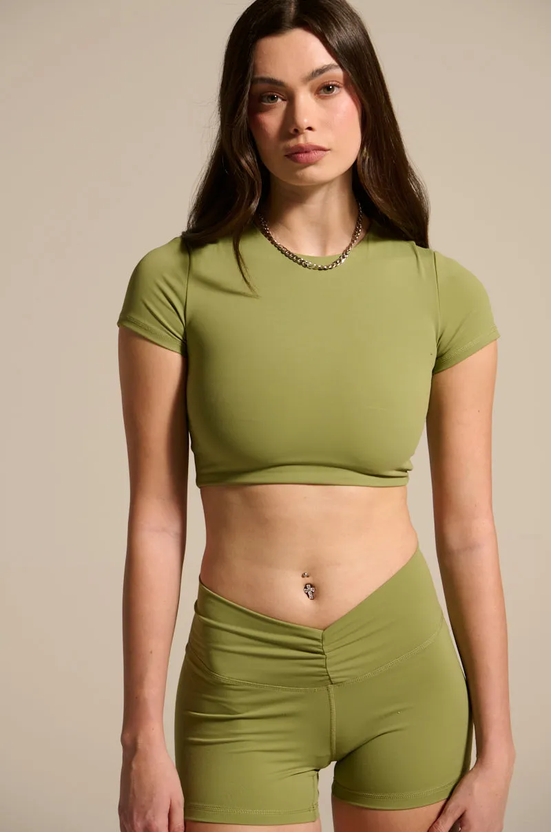 PAXTON SEXY CROPPED T SHIRT