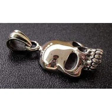 Phantom Skull Sterling Silver Biker Pendant