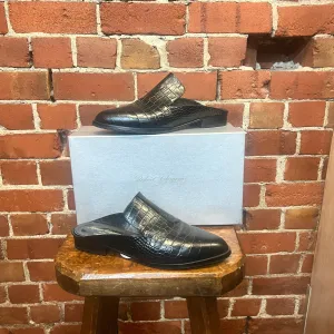 ROBERT CLERGIERE leather mules 41