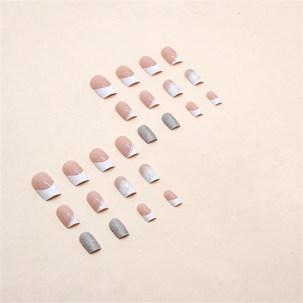 Square simple and pure French side flash powder