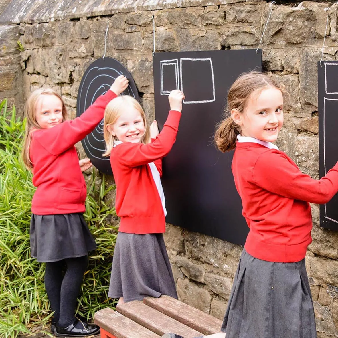 Square Wooden Chalkboard