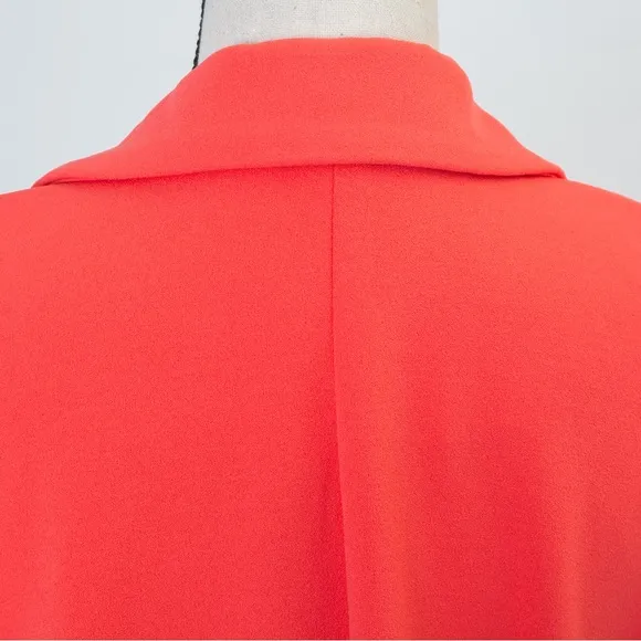 Timeless classic crepe coral single button blazer Diane Gilman DG2 spring