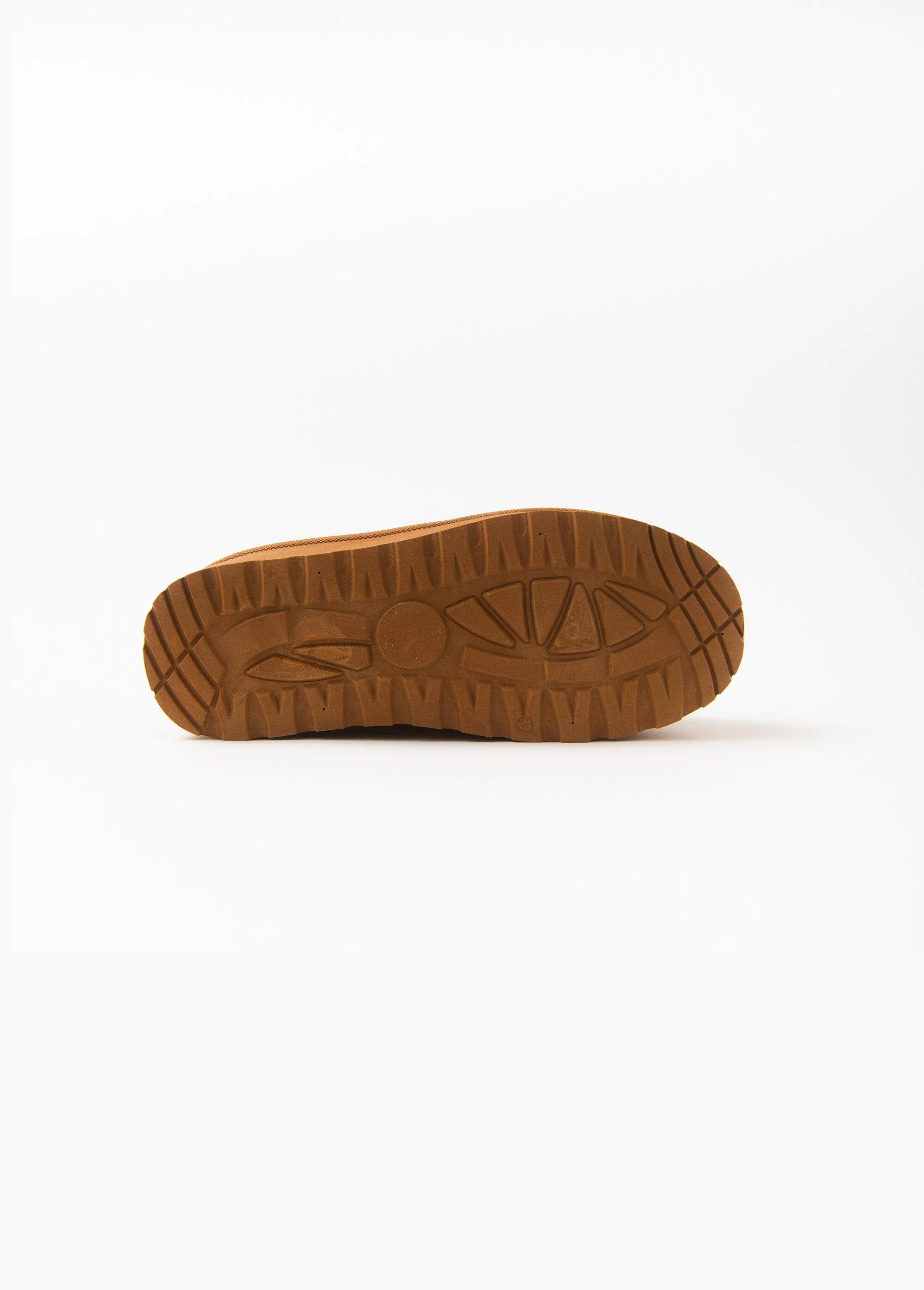 Warm clog-style wedge mules