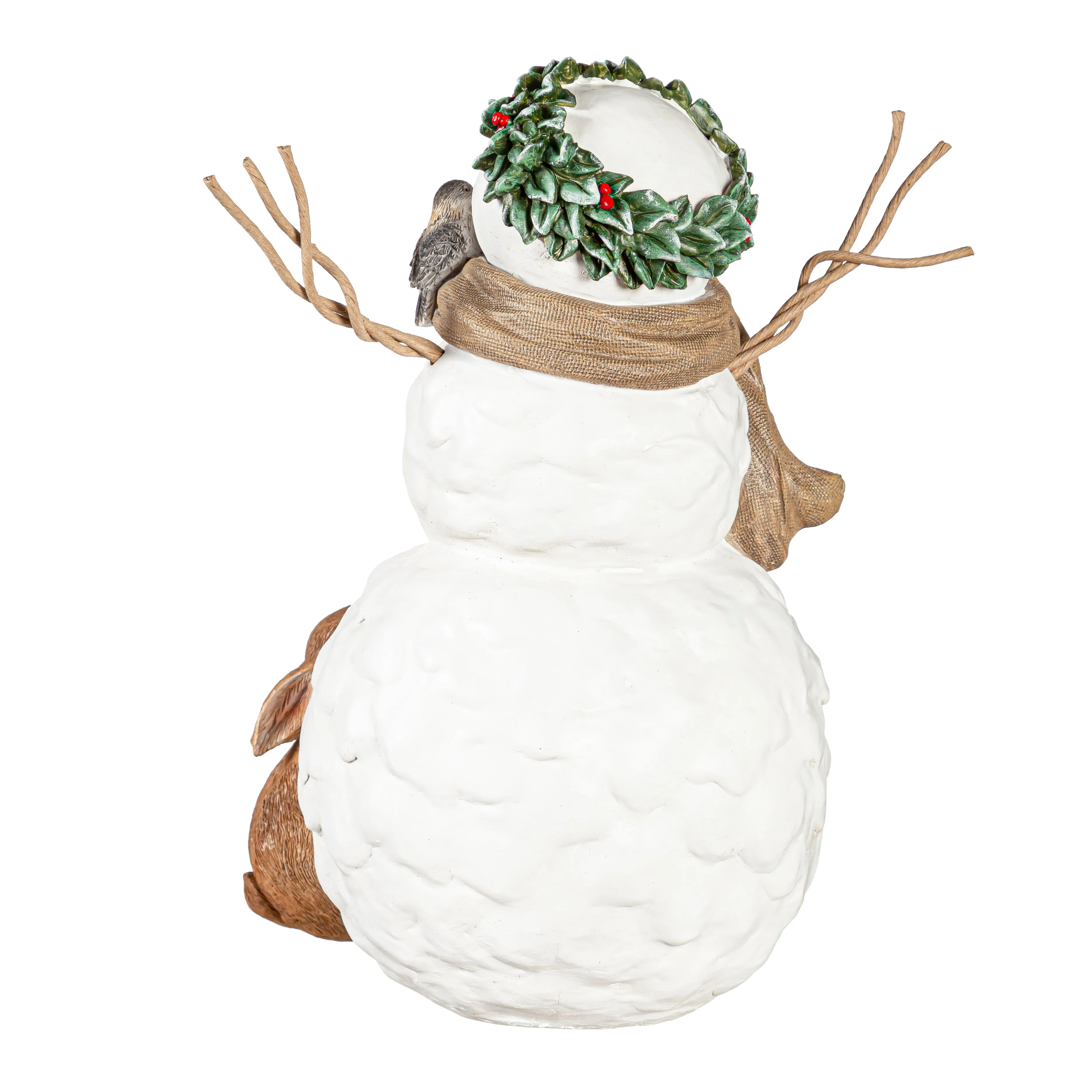 Woodland Snowmen Statue 14"H, 2 ASST,84g4729